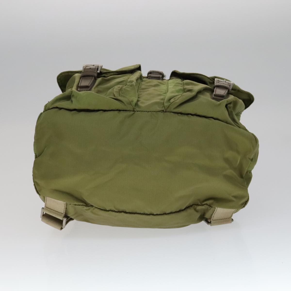 Prada Tessuto Khaki Synthetic Backpack Bag (Pre-Owned) Size ONE SIZE - 6 Thumbnail