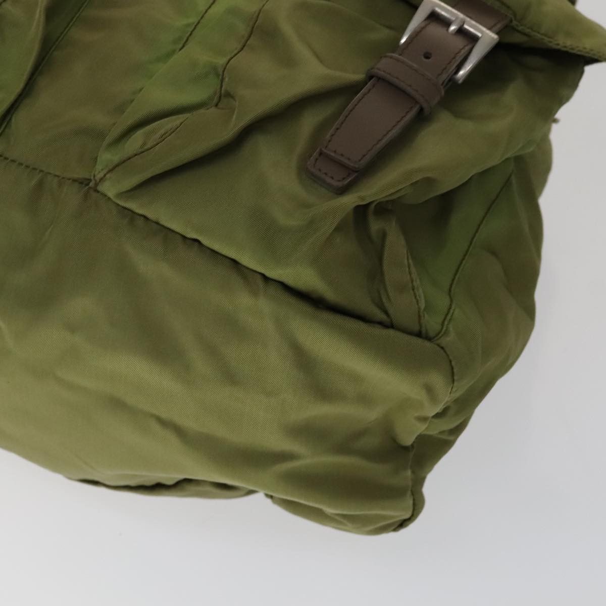 Prada Tessuto Khaki Synthetic Backpack Bag (Pre-Owned) Size ONE SIZE - 7 Thumbnail