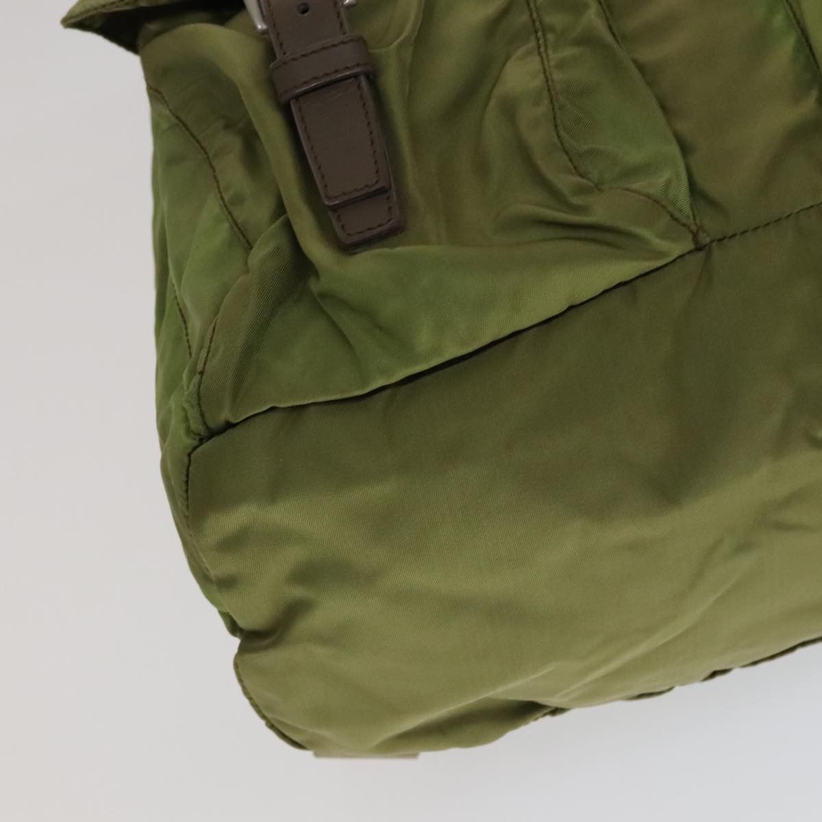 Prada Tessuto Khaki Synthetic Backpack Bag (Pre-Owned) Size ONE SIZE - 19 Thumbnail