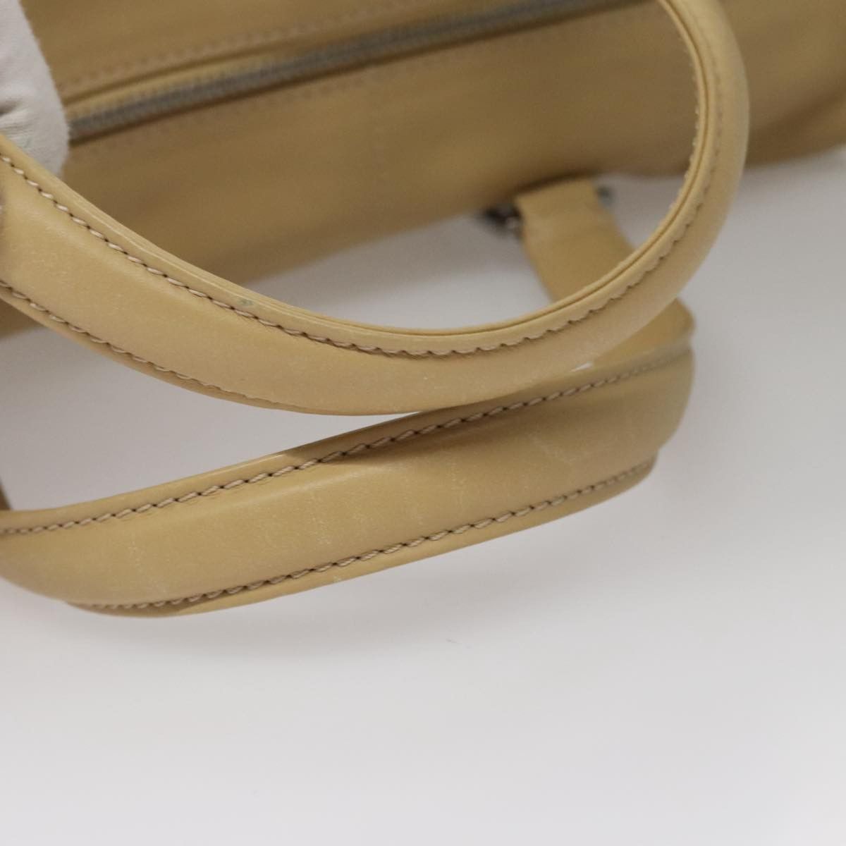 Chanel Chocolate Bar Beige Leather Handbag (Pre-Owned) Size ONE SIZE - 5 Thumbnail