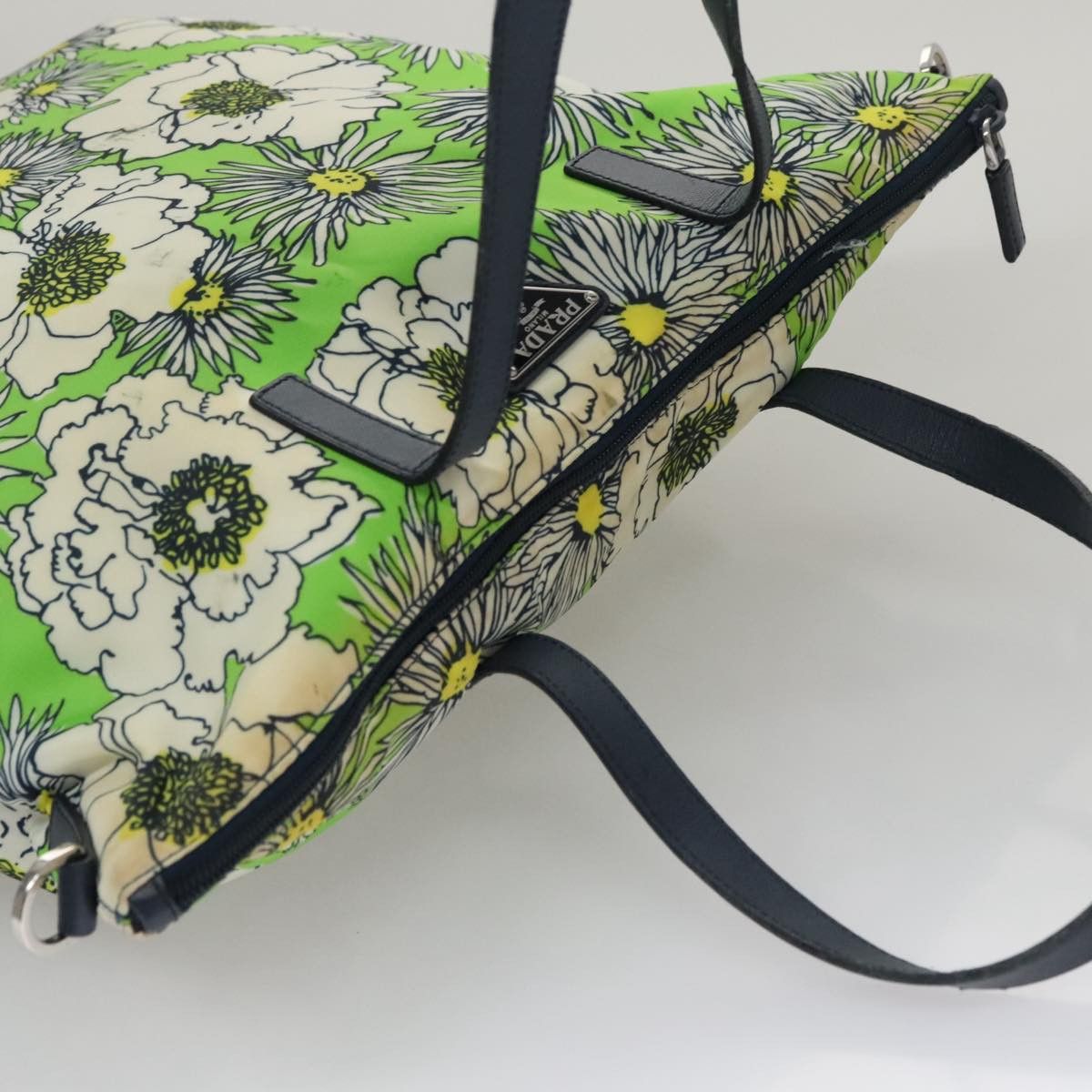 Prada Re-Nylon Green Synthetic Handbag (Pre-Owned) Size ONE SIZE - 12 Thumbnail