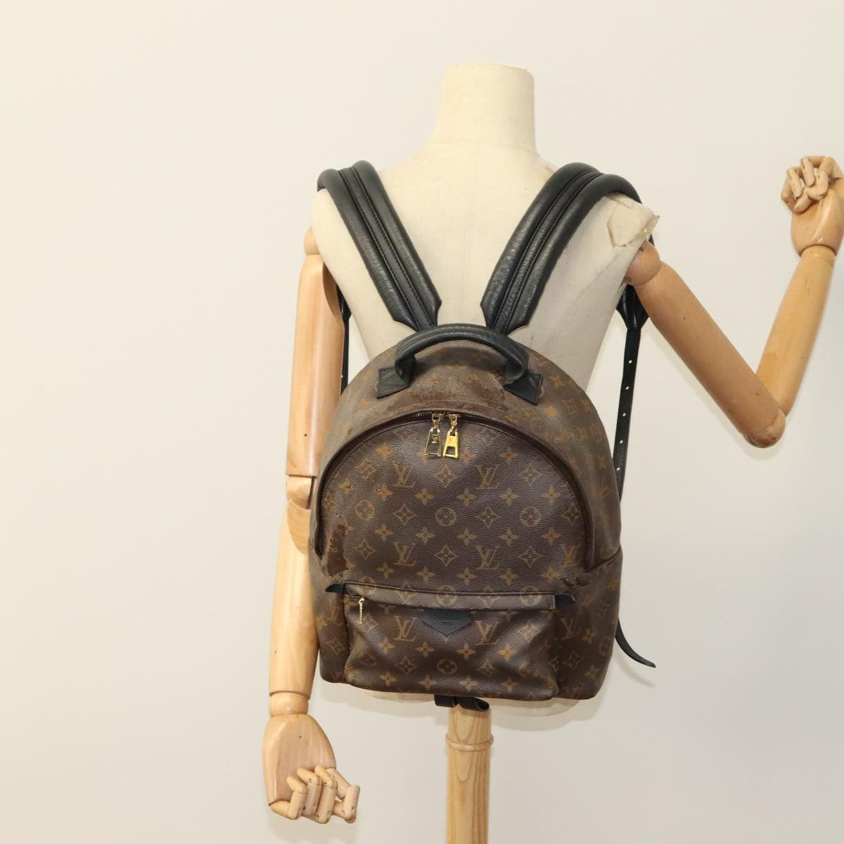 Louis Vuitton Palm Springs Mm Brown Canvas Backpack Bag (Pre-Owned) Size ONE SIZE - 18 Thumbnail