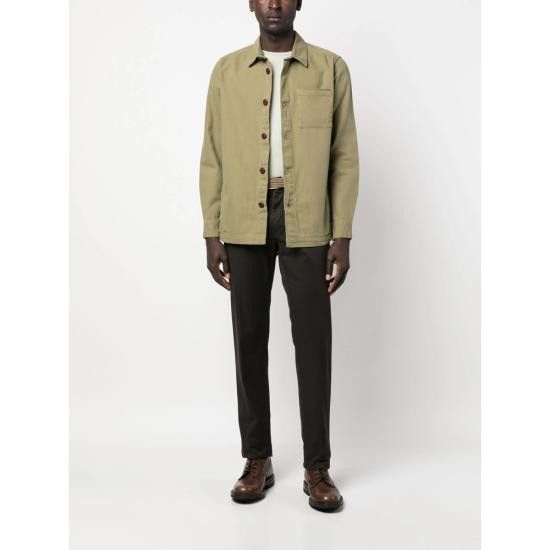 Barbour BARBOUR Men Long Tops MOS0281 OL31 GREEN Size US L / EU 52-54 / 3 - 4 Thumbnail