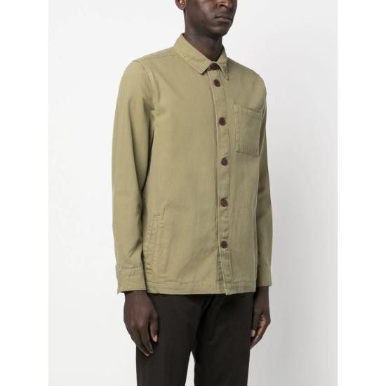Barbour BARBOUR Men Long Tops MOS0281 OL31 GREEN Size US XL / EU 56 / 4 - 5 Thumbnail