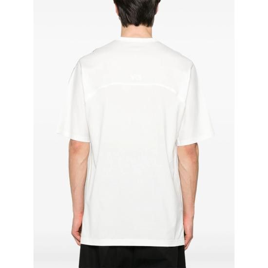 Y-3 Y-3 Men T-Shirts JM7845 WHITE Size US L / EU 52-54 / 3 - 3 Thumbnail