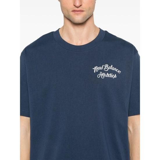 New Balance NEW BALANCE Men T-Shirts MT43556NNY BLUE Size US L / EU 52-54 / 3 - 4 Thumbnail