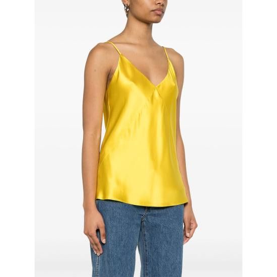 Max Mara MAX MARA Women Tops QUASSIA 214 010 YELLOW Size XS / US 0-2 / IT 36-38 - 3 Thumbnail