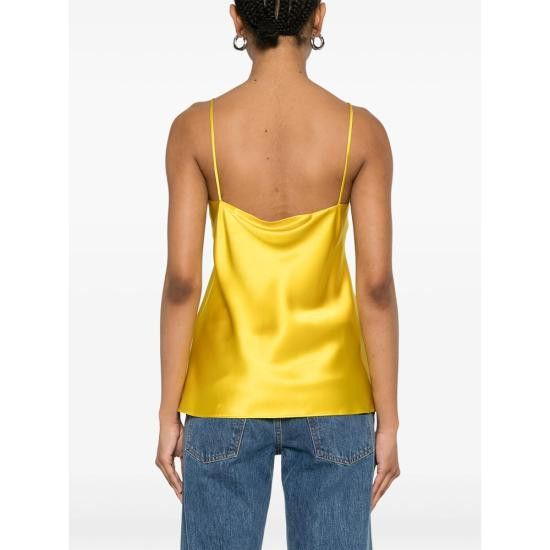 Max Mara MAX MARA Women Tops QUASSIA 214 010 YELLOW Size XS / US 0-2 / IT 36-38 - 2 Thumbnail