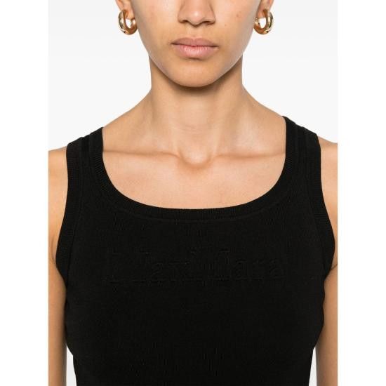 Max Mara MAX MARA Women Tops PENTOLA 036 004 BLACK Size XS / US 0-2 / IT 36-38 - 4 Thumbnail