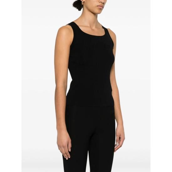 Max Mara MAX MARA Women Tops PENTOLA 036 004 BLACK Size M / US 6-8 / IT 42-44 - 2 Thumbnail