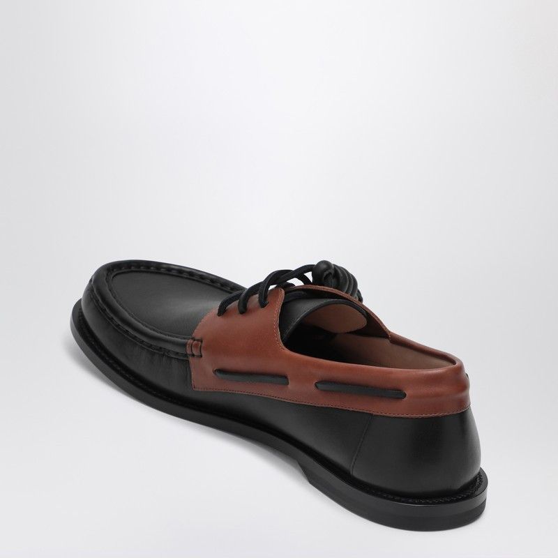 Loewe Loewe Campo Boat Shoe In Brown/Black Size US 9 / EU 42 - 2 Thumbnail