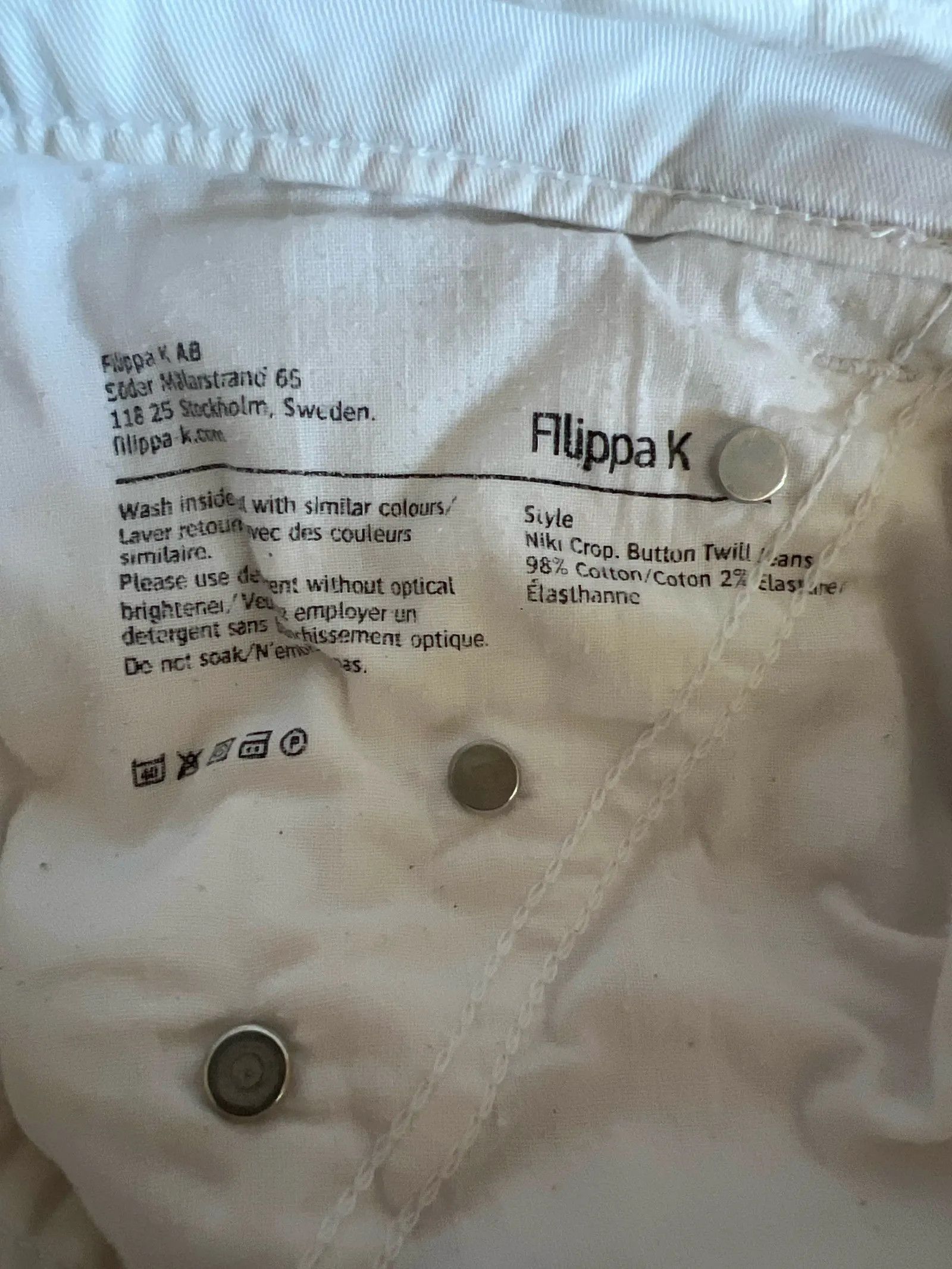 Filippa K Filippa K Niki cropped button twill jeans Jeans Size 30" / US 8 / IT 44 - 3 Thumbnail