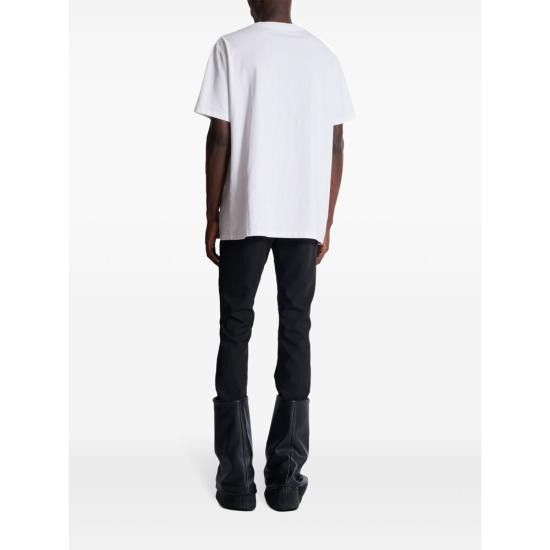 Balmain BALMAIN Men T-Shirts EH1EG010 BC86 GAB WHITE Size US XL / EU 56 / 4 - 2 Thumbnail