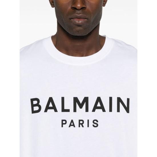 Balmain BALMAIN Men T-Shirts EH1EG010 BB73 GAB WHITE Size US S / EU 44-46 / 1 - 2 Thumbnail