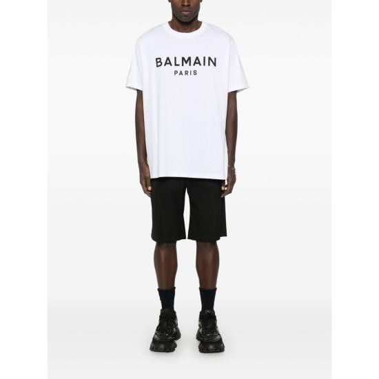 Balmain BALMAIN Men T-Shirts EH1EG010 BB73 GAB WHITE Size US S / EU 44-46 / 1 - 4 Thumbnail