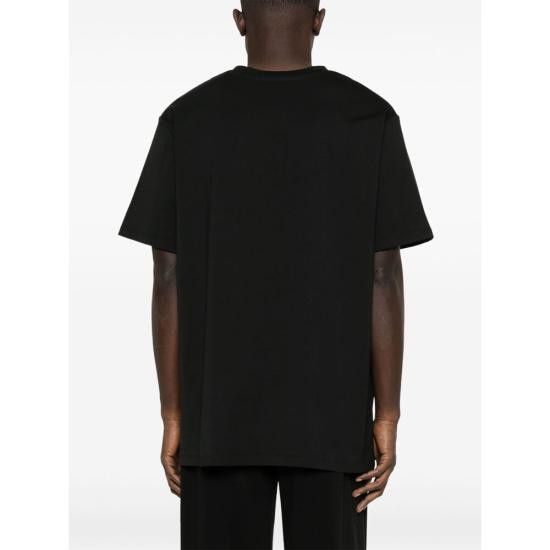 Balmain BALMAIN Men T-Shirts EH1EG010 BB73 EAB BLACK Size US L / EU 52-54 / 3 - 2 Thumbnail