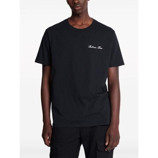 Balmain BALMAIN Men T-Shirts DH1EG010 BC68 EAB BLACK Size US M / EU 48-50 / 2 - 3 Thumbnail