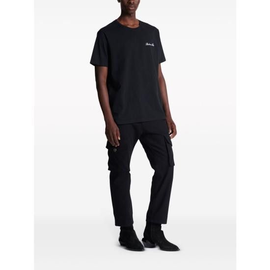 Balmain BALMAIN Men T-Shirts DH1EG010 BC68 EAB BLACK Size US M / EU 48-50 / 2 - 6 Thumbnail
