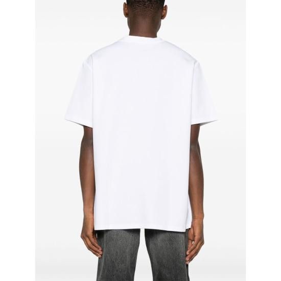 Balmain BALMAIN Men T-Shirts EH1EG010 BC87 GAB WHITE Size US M / EU 48-50 / 2 - 2 Thumbnail