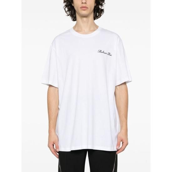 Balmain BALMAIN Men T-Shirts DH1EG010 BC68 GAB WHITE Size US S / EU 44-46 / 1 - 3 Thumbnail