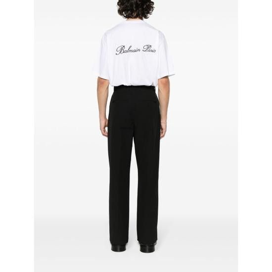 Balmain BALMAIN Men T-Shirts DH1EG010 BC68 GAB WHITE Size US XXL / EU 58 / 5 - 5 Thumbnail