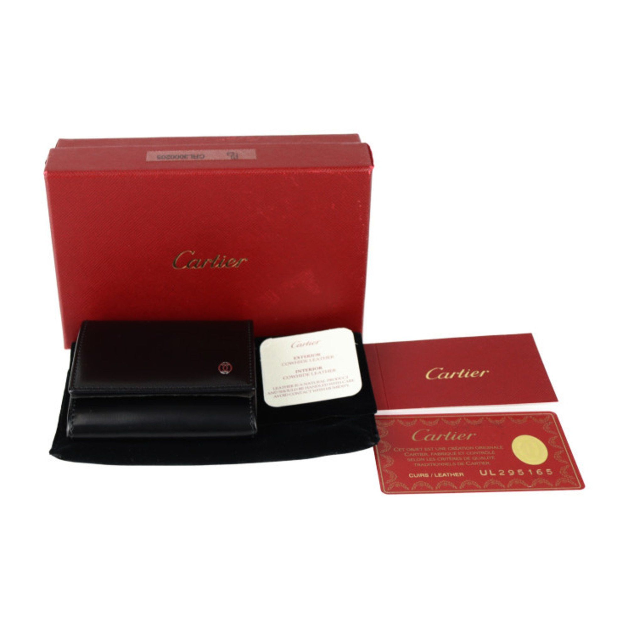 Cartier CARTIER Pasha Wallet/Coin Case L3000205 Leather Black Coin Purse Size ONE SIZE - 10 Thumbnail