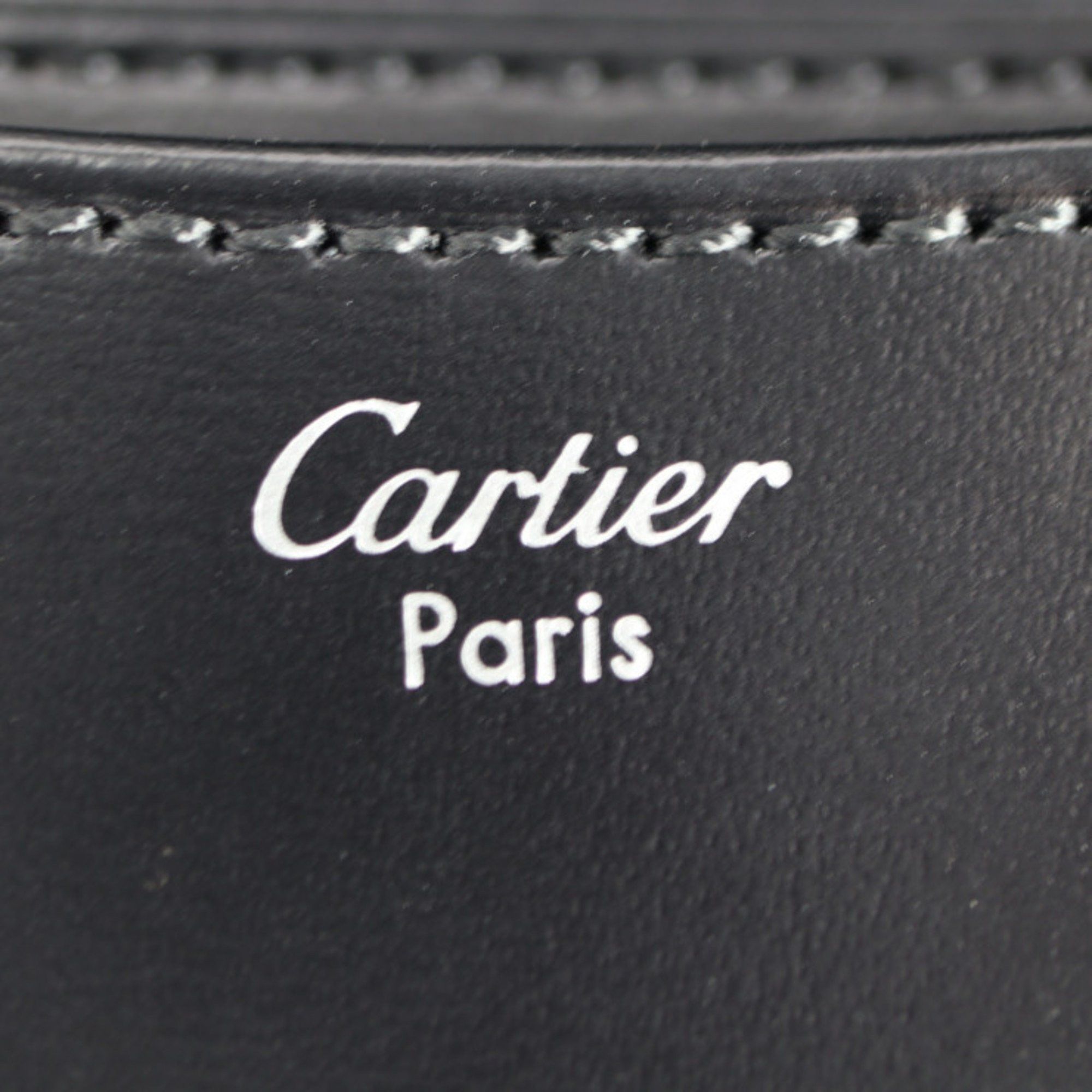 Cartier CARTIER Pasha Wallet/Coin Case L3000205 Leather Black Coin Purse Size ONE SIZE - 9 Thumbnail