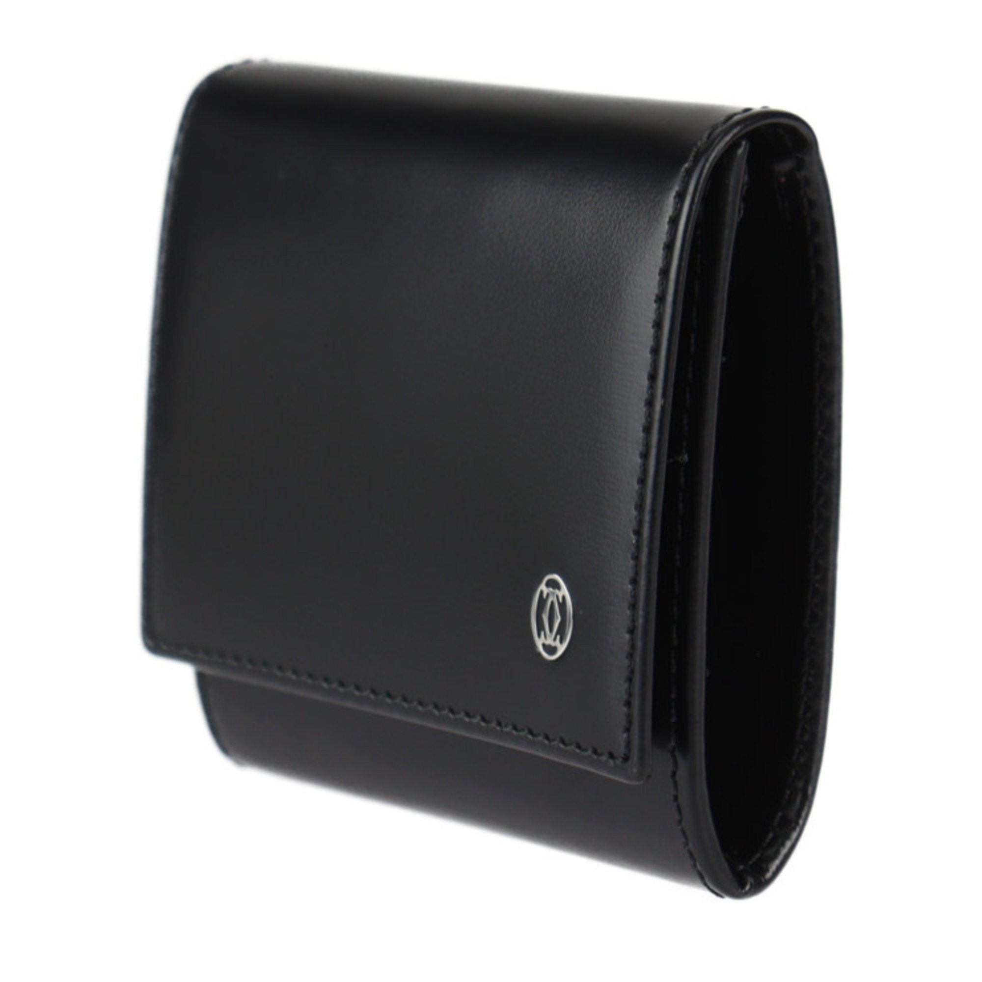 Cartier CARTIER Pasha Wallet/Coin Case L3000205 Leather Black Coin Purse Size ONE SIZE - 2 Thumbnail