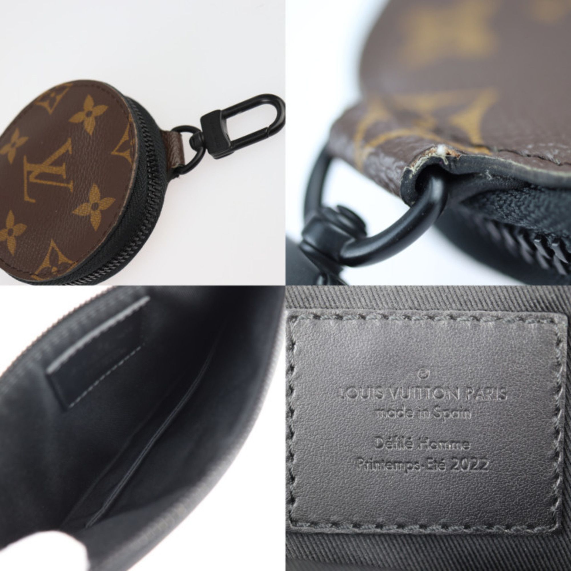 Louis Vuitton Louis Vuitton Trio Pouch NM Shoulder Bag M59681 Monogram Canvas Empreinte Brown Black Second with Coin Purse Taurillon Leather Size ONE SIZE - 9 Thumbnail