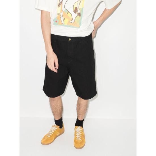 Carhartt CARHARTT Men Shorts I027942 8902 BLACK Size US 29 - 2 Thumbnail