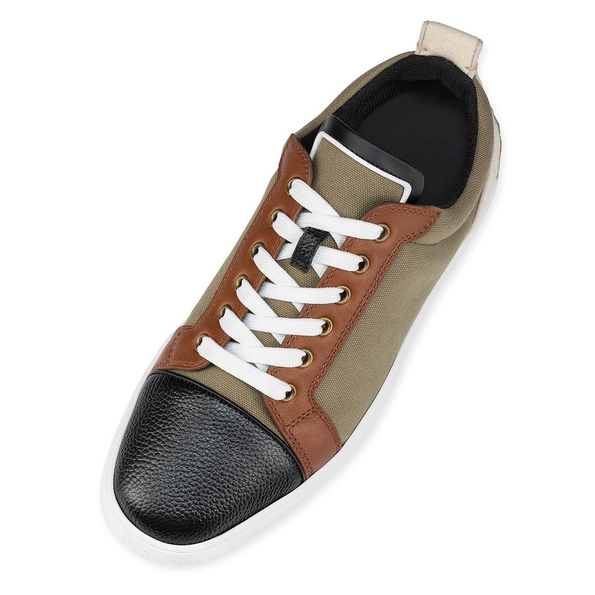 Christian Louboutin Fun Louis Junior in khaki/black/brown Size US 12.5 / EU 45-46 - 4 Thumbnail
