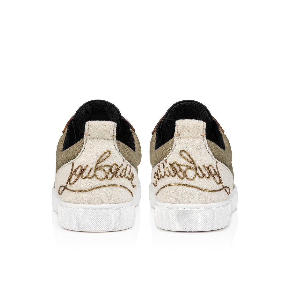 Christian Louboutin Fun Louis Junior in khaki/black/brown Size US 12.5 / EU 45-46 - 3 Thumbnail