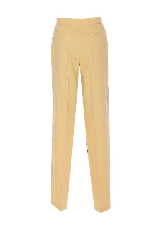 Pinko PINKO Women Straight Pants 104929 A0IMC23 Beige Size 27" / US 4 / IT 40 - 2 Thumbnail