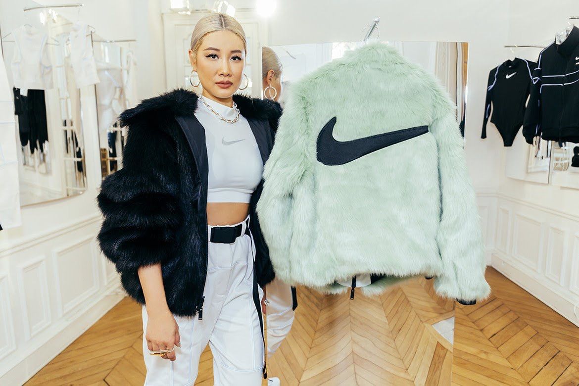 Nike x ambush fur jacket store