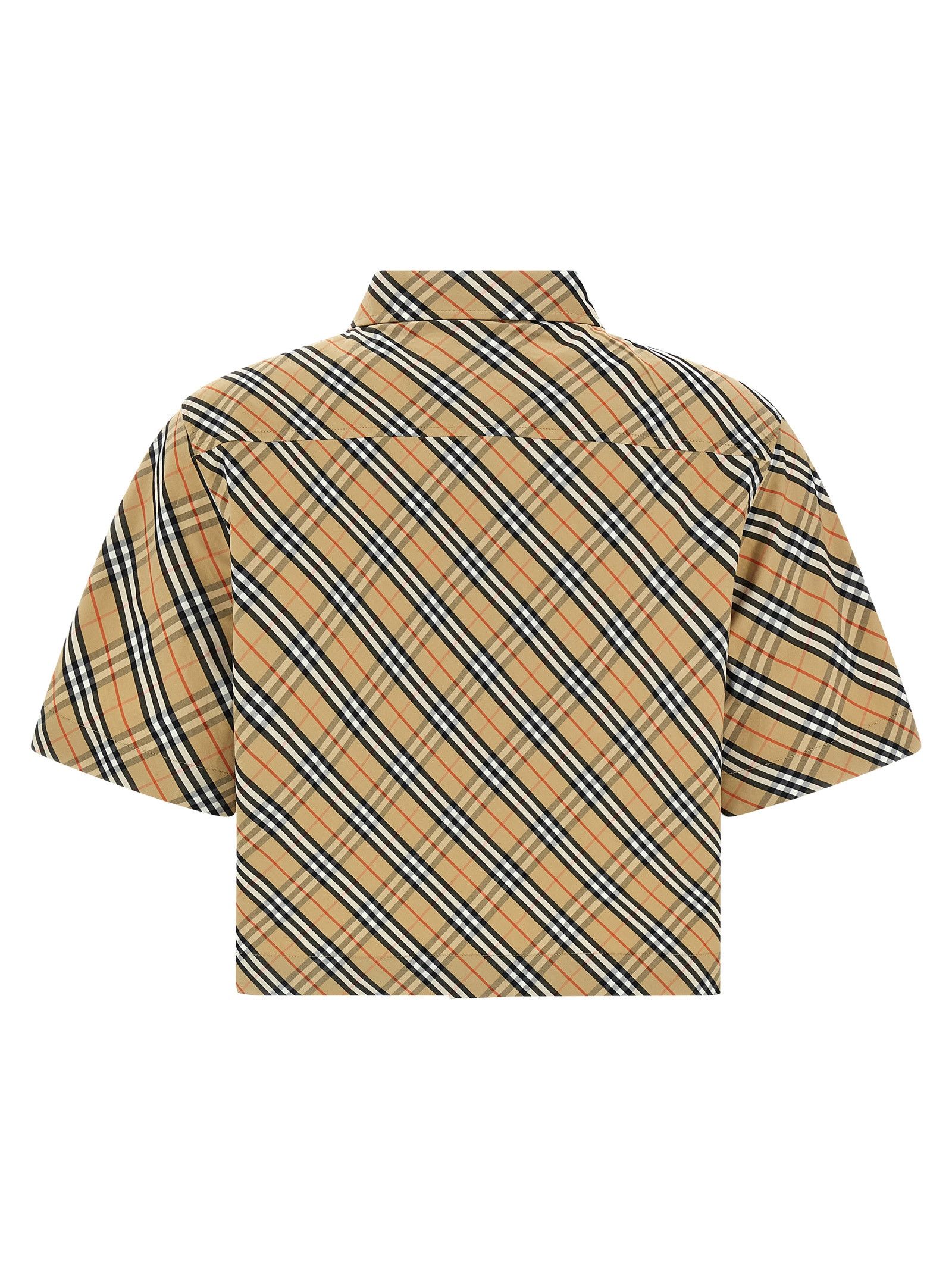 Burberry 'B Shield' Check Shirt Size XS / US 0-2 / IT 36-38 - 2 Thumbnail