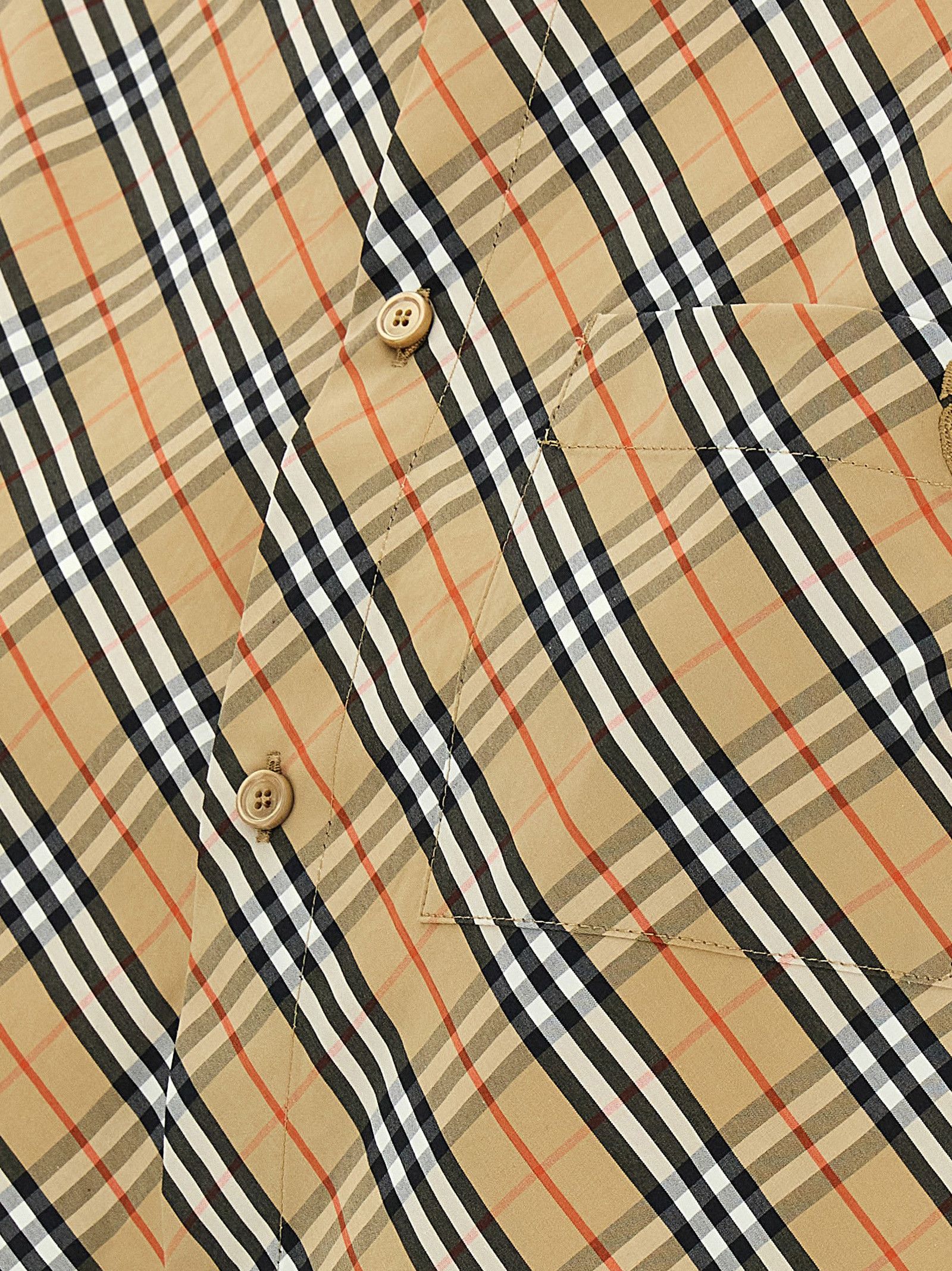 Burberry 'B Shield' Check Shirt Size XS / US 0-2 / IT 36-38 - 4 Thumbnail