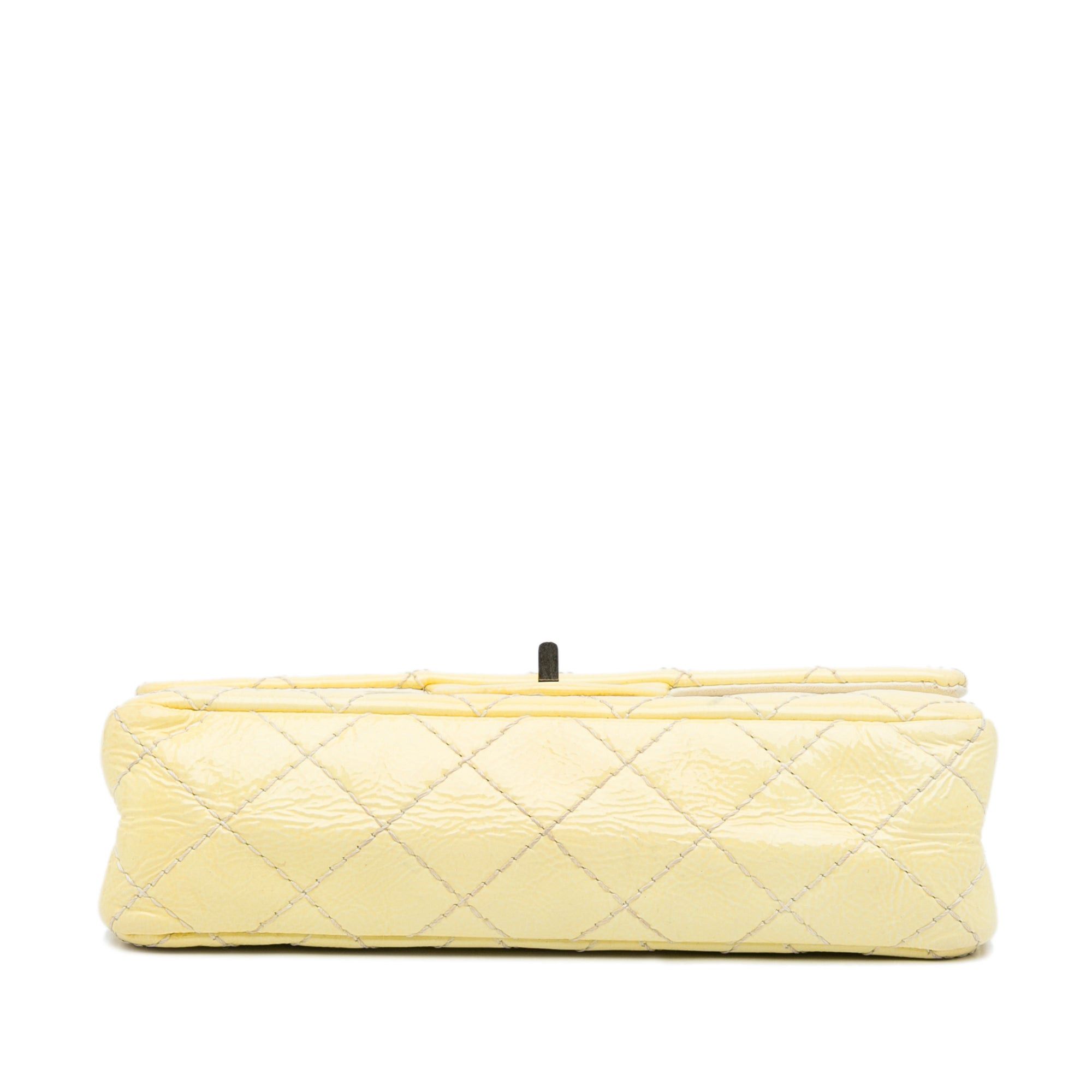Chanel Chanel Mini Reissue 2.55 Patent Double Flap Yellow Size ONE SIZE - 5 Thumbnail