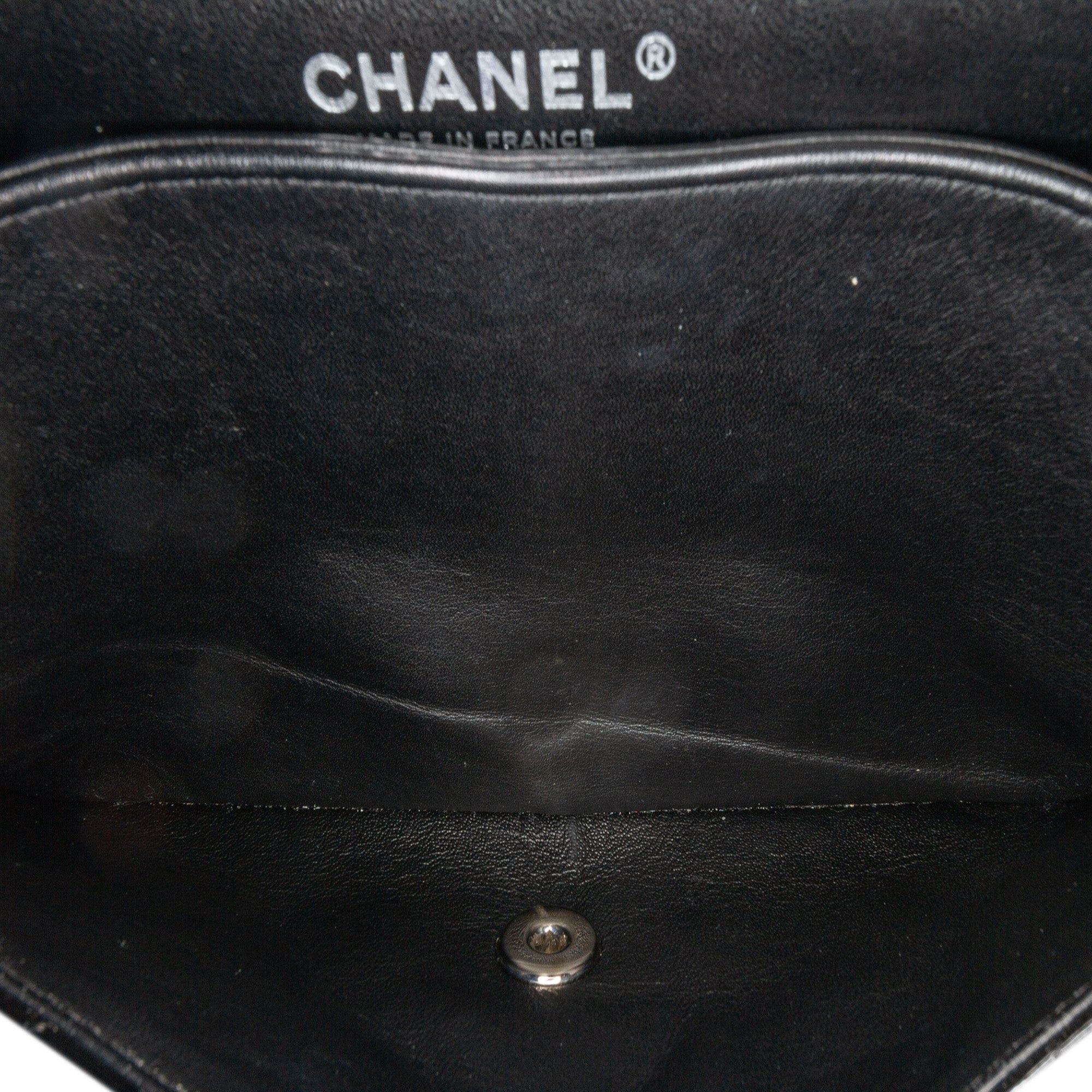 Chanel Chanel Medium Classic Patent Double Flap Black Size ONE SIZE - 5 Thumbnail