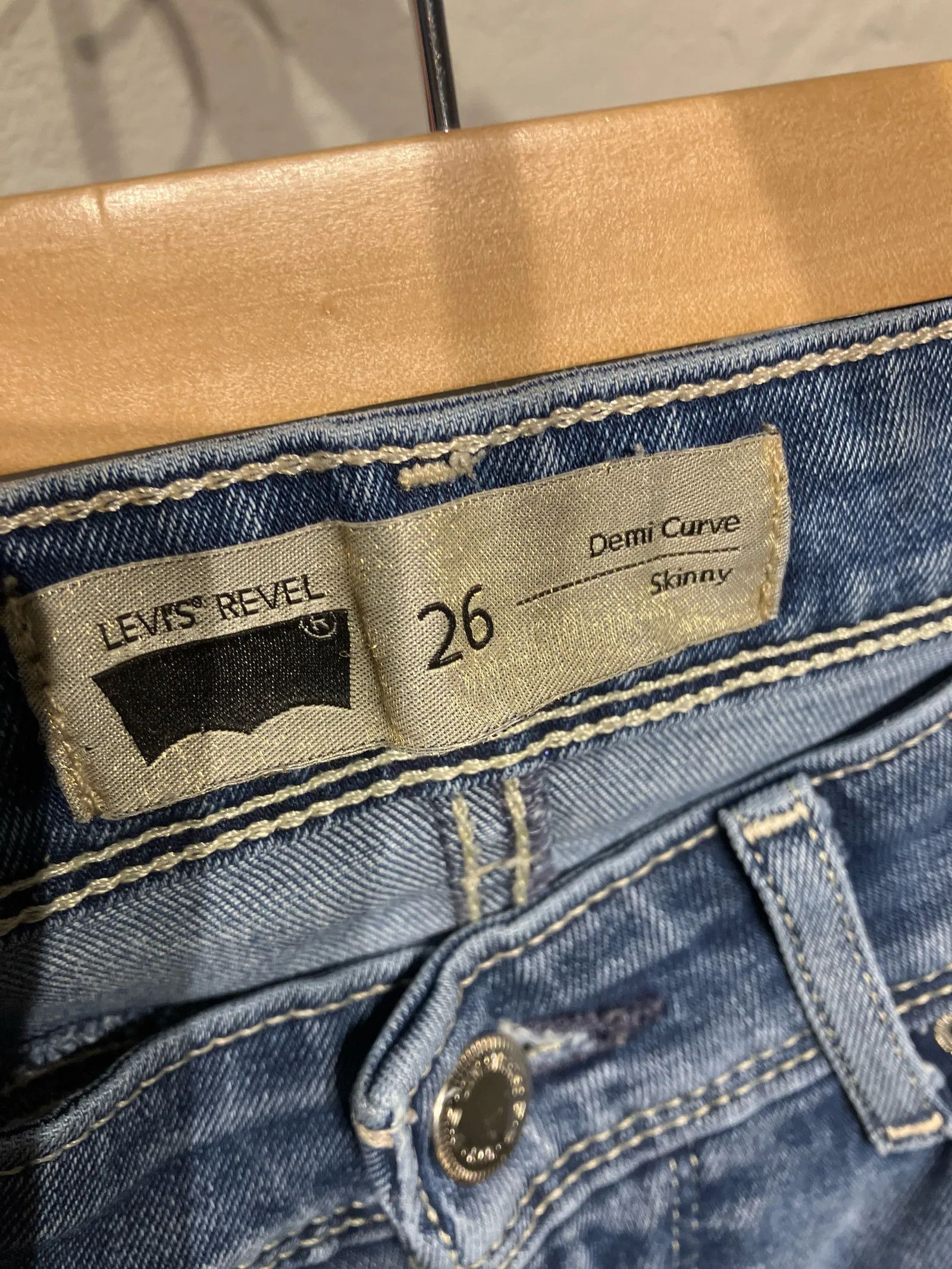 Levi's Levi's Demi curve skinny Jeans Size 26" / US 2 / IT 38 - 2 Thumbnail