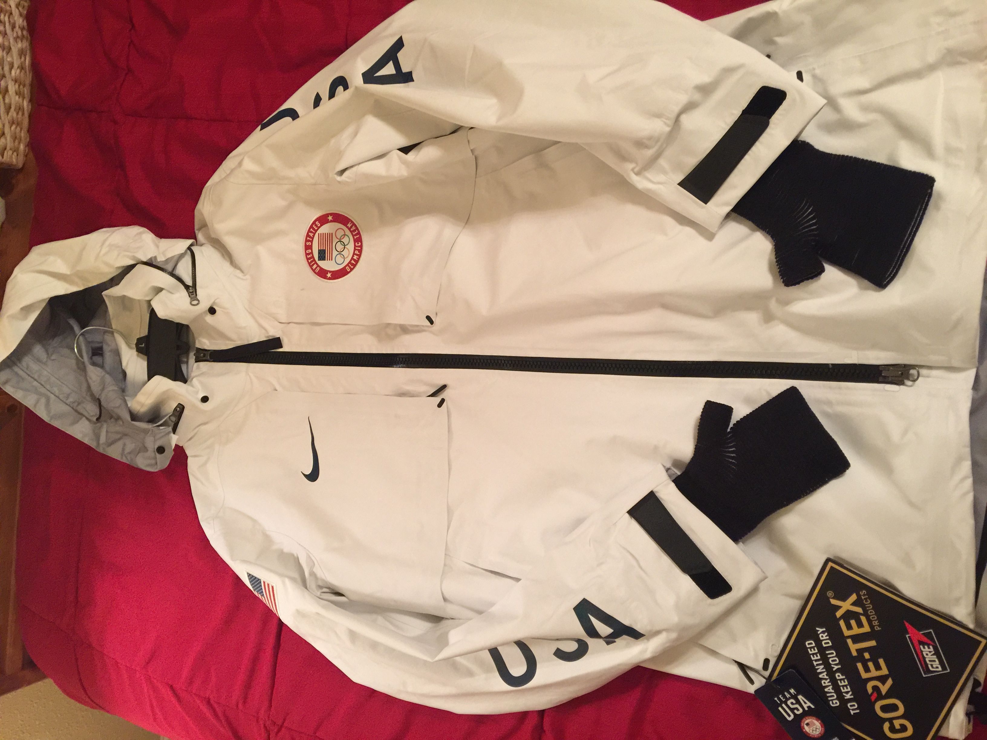 Nike Nike NikeLab Olympic Team USA Medal Stand White GoreTex Jacket Large New Size US L / EU 52-54 / 3 - 1 Preview
