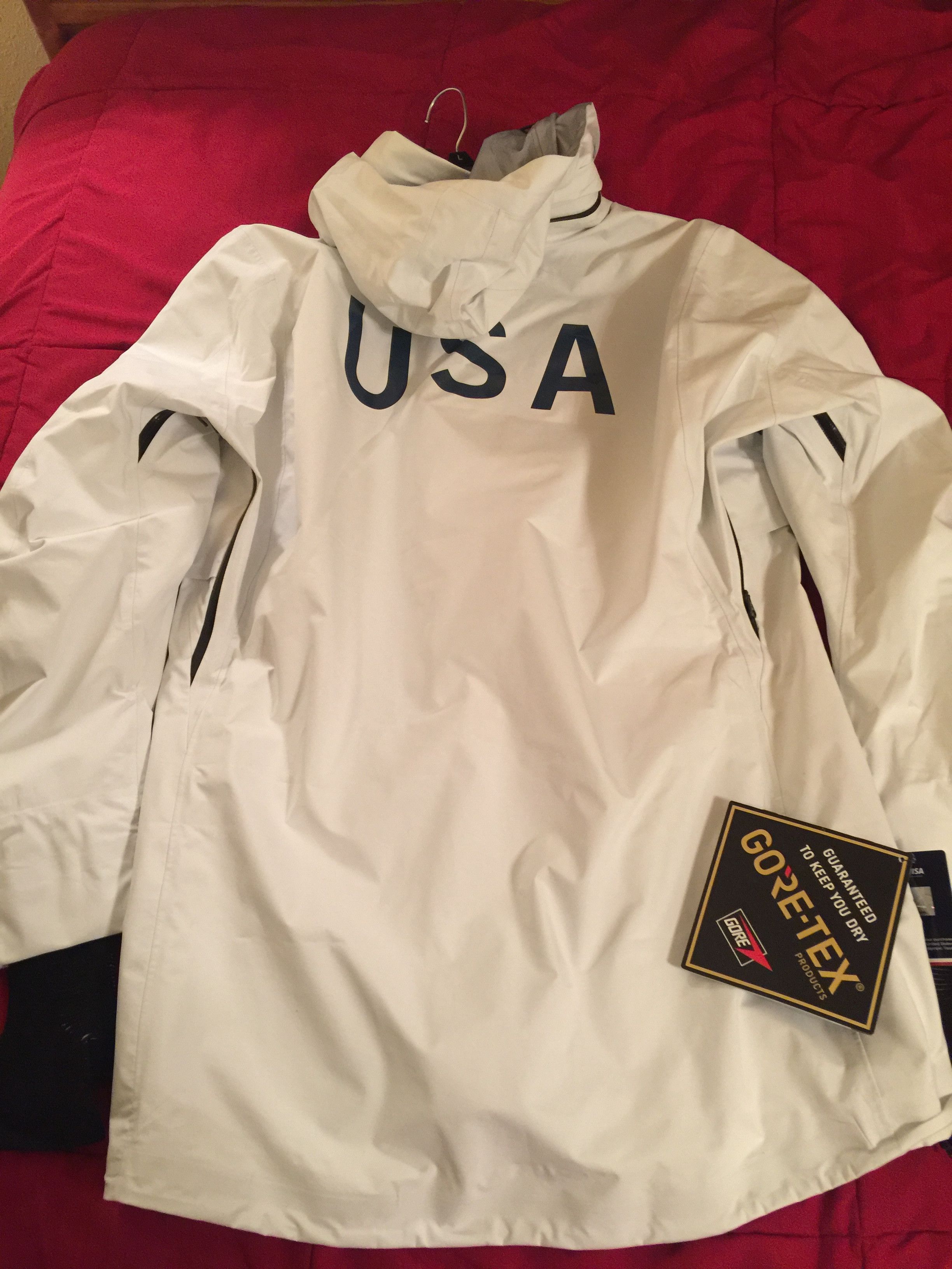Nike Nike NikeLab Olympic Team USA Medal Stand White GoreTex Jacket Large New Size US L / EU 52-54 / 3 - 3 Thumbnail