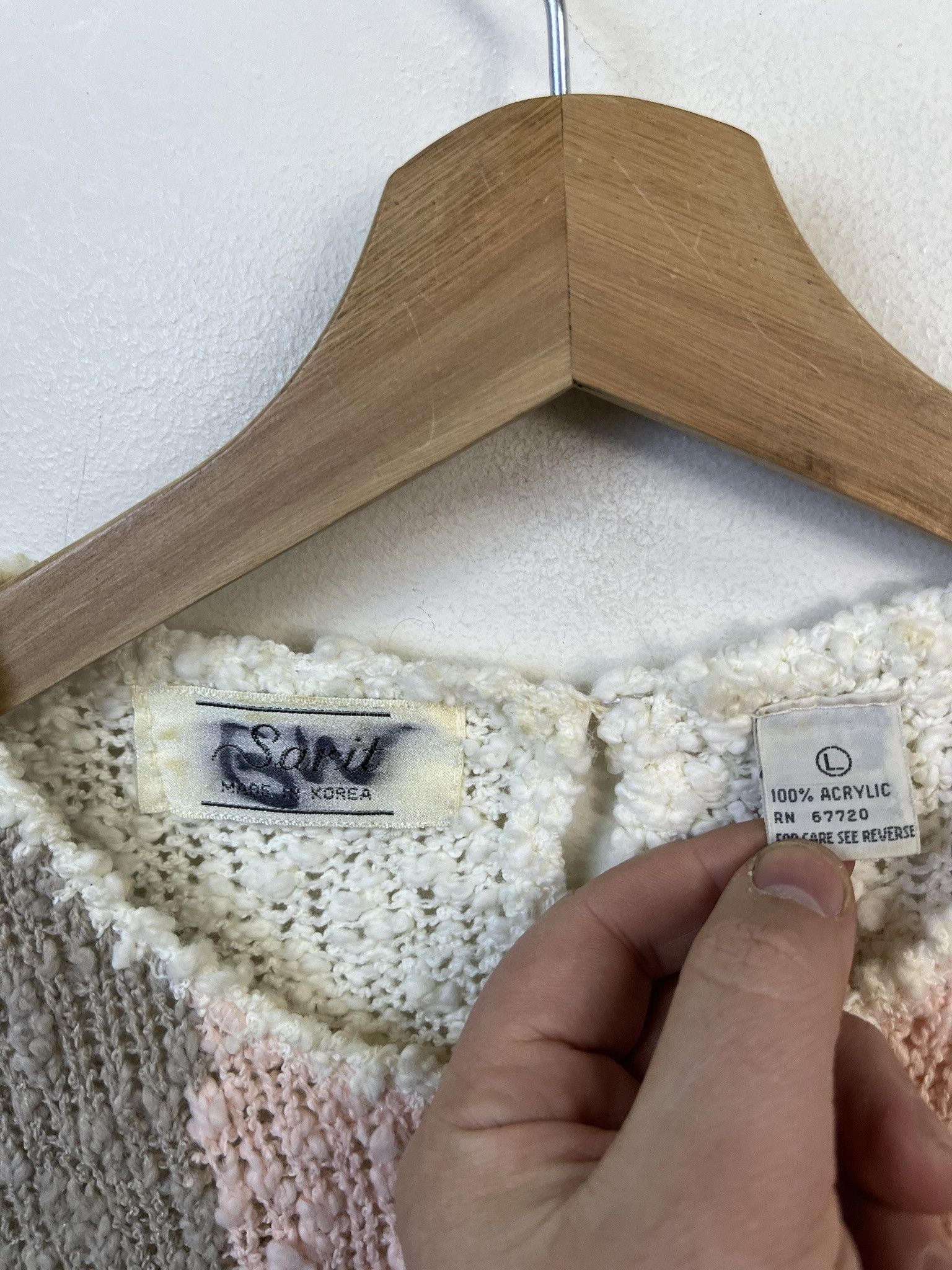 Other Vintage Knit Sweater Lace Flower Easter Knit Shortsleeve Sweater knit Top Size S Size US S / EU 44-46 / 1 - 2 Thumbnail