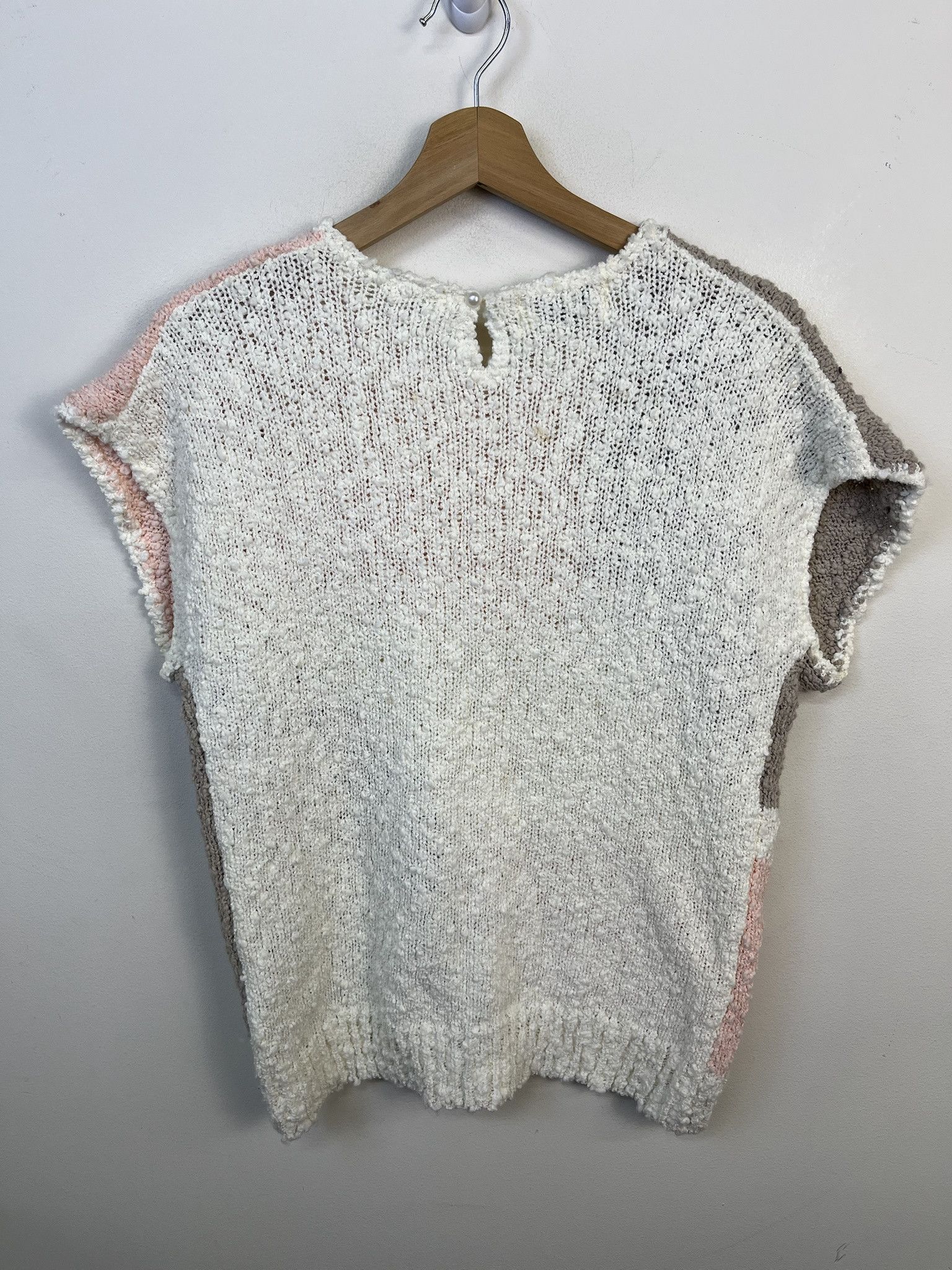 Other Vintage Knit Sweater Lace Flower Easter Knit Shortsleeve Sweater knit Top Size S Size US S / EU 44-46 / 1 - 3 Thumbnail