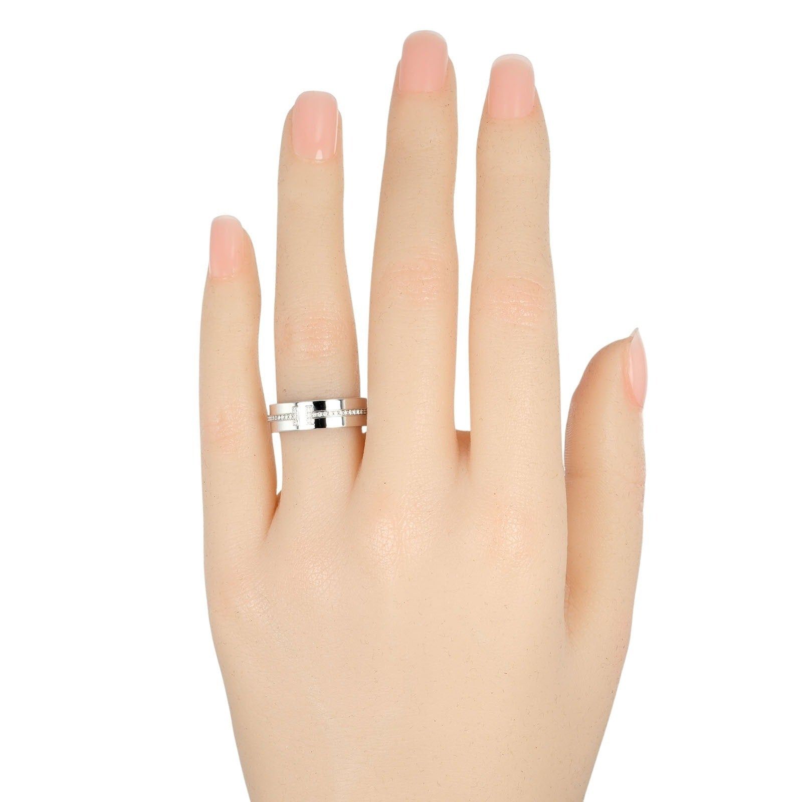 Tiffany & Co. Tiffany & Co T Two ring Size ONE SIZE - 2 Thumbnail