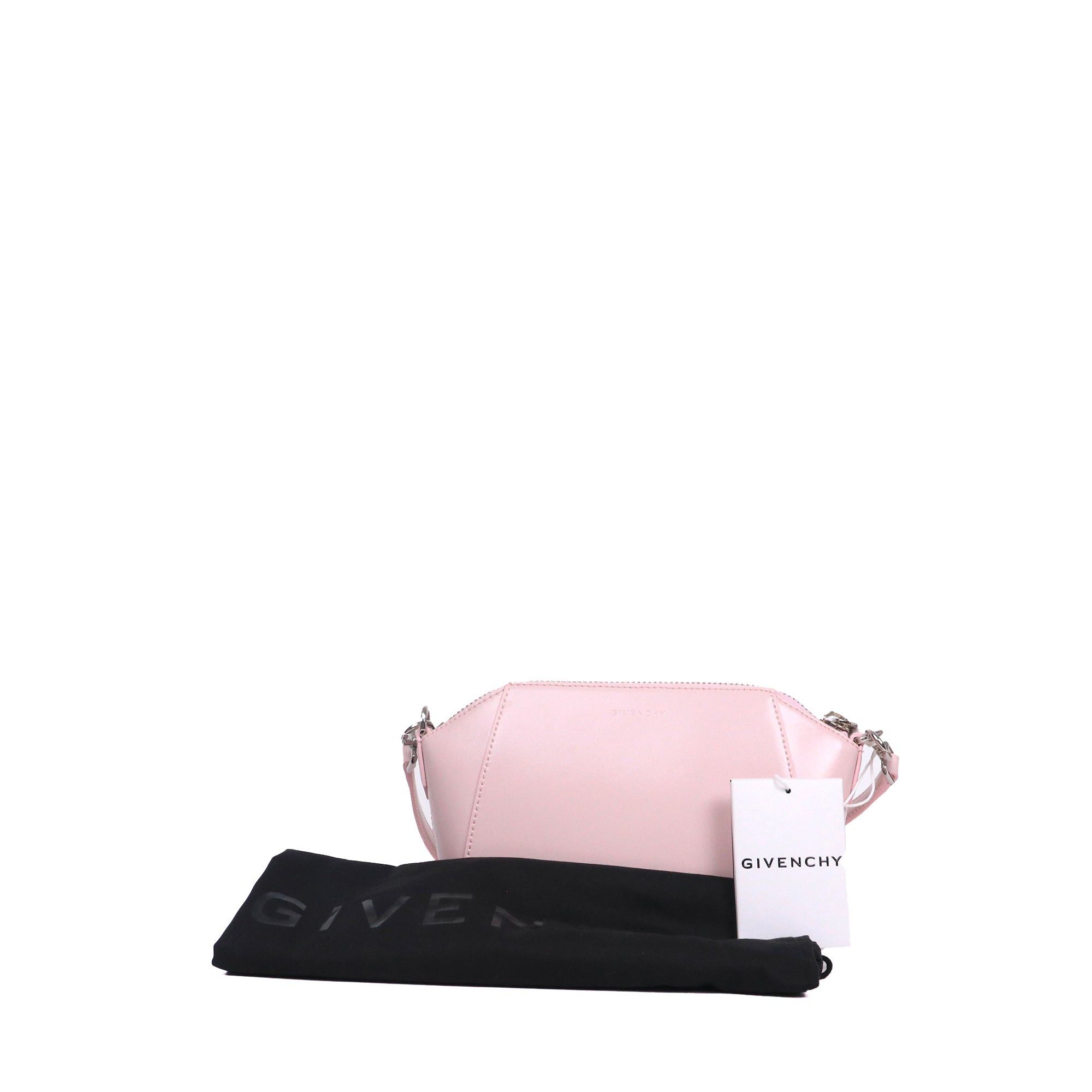Givenchy GIVENCHY - Givenchy Antigona XS shoulder bag in pale pink smooth leather Size ONE SIZE - 8 Thumbnail