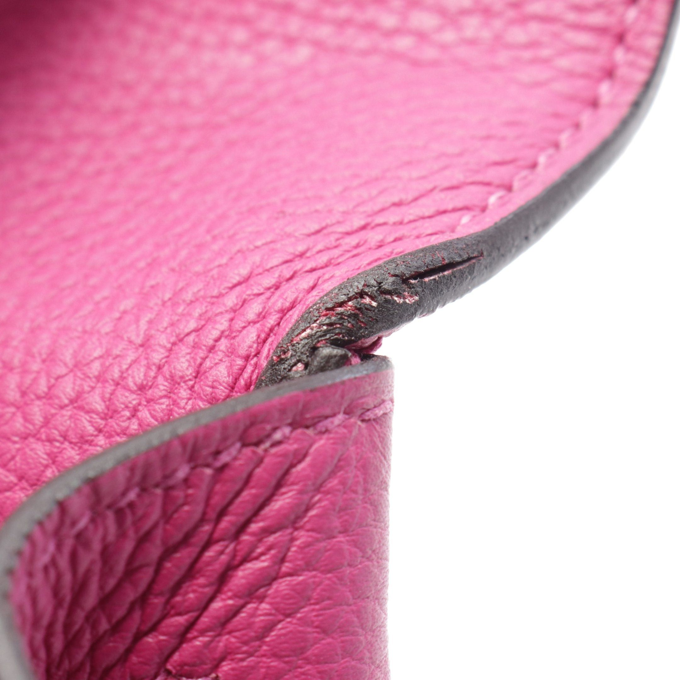 Hermes Hermes Kelly28 Rose Purple Handbag Togo Pink Silver Hardware Z Stamp Size ONE SIZE - 7 Thumbnail