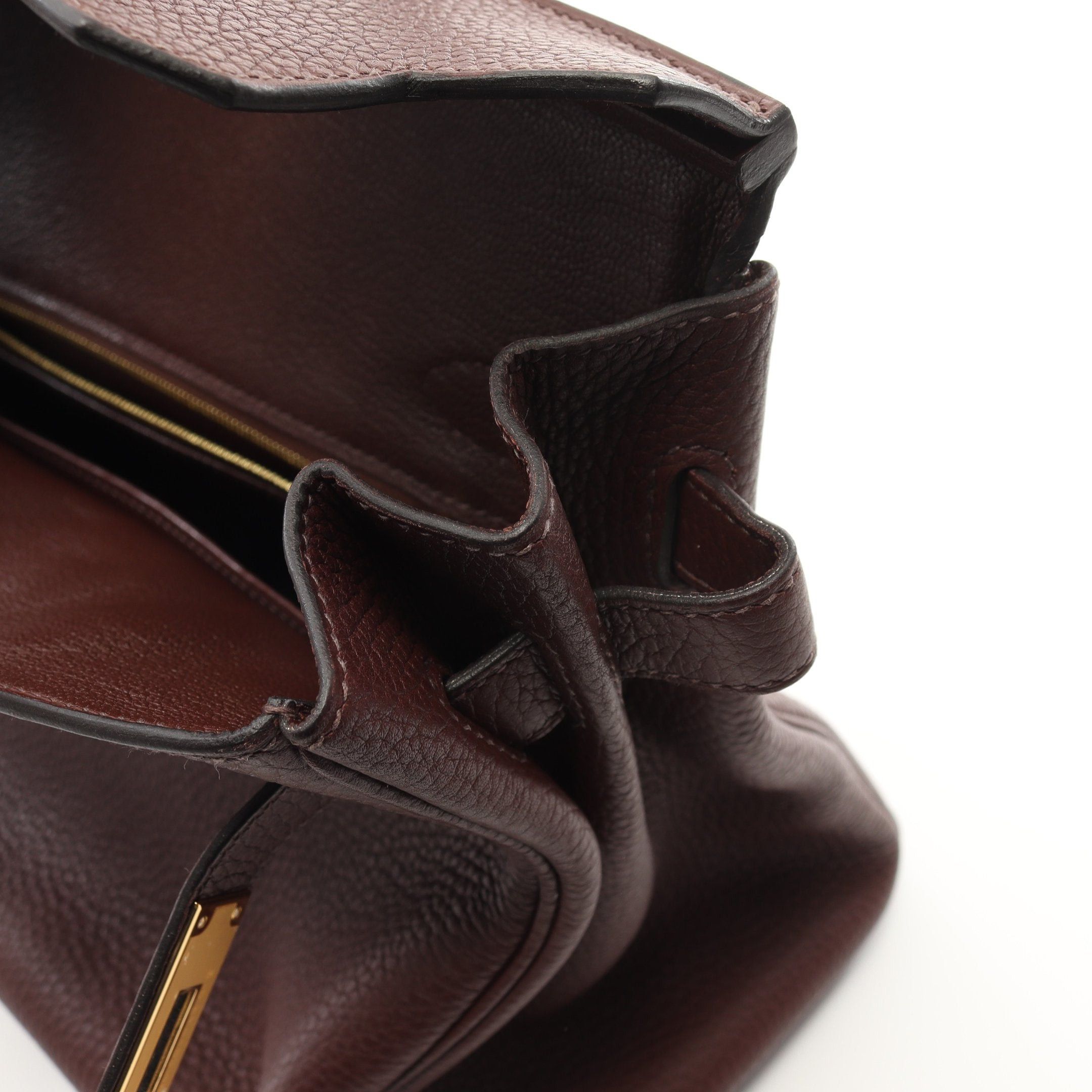 Hermes Hermes Birkin 30 Noisette Handbag Clemence Leather Brown Gold Hardware Y Stamp Size ONE SIZE - 9 Thumbnail