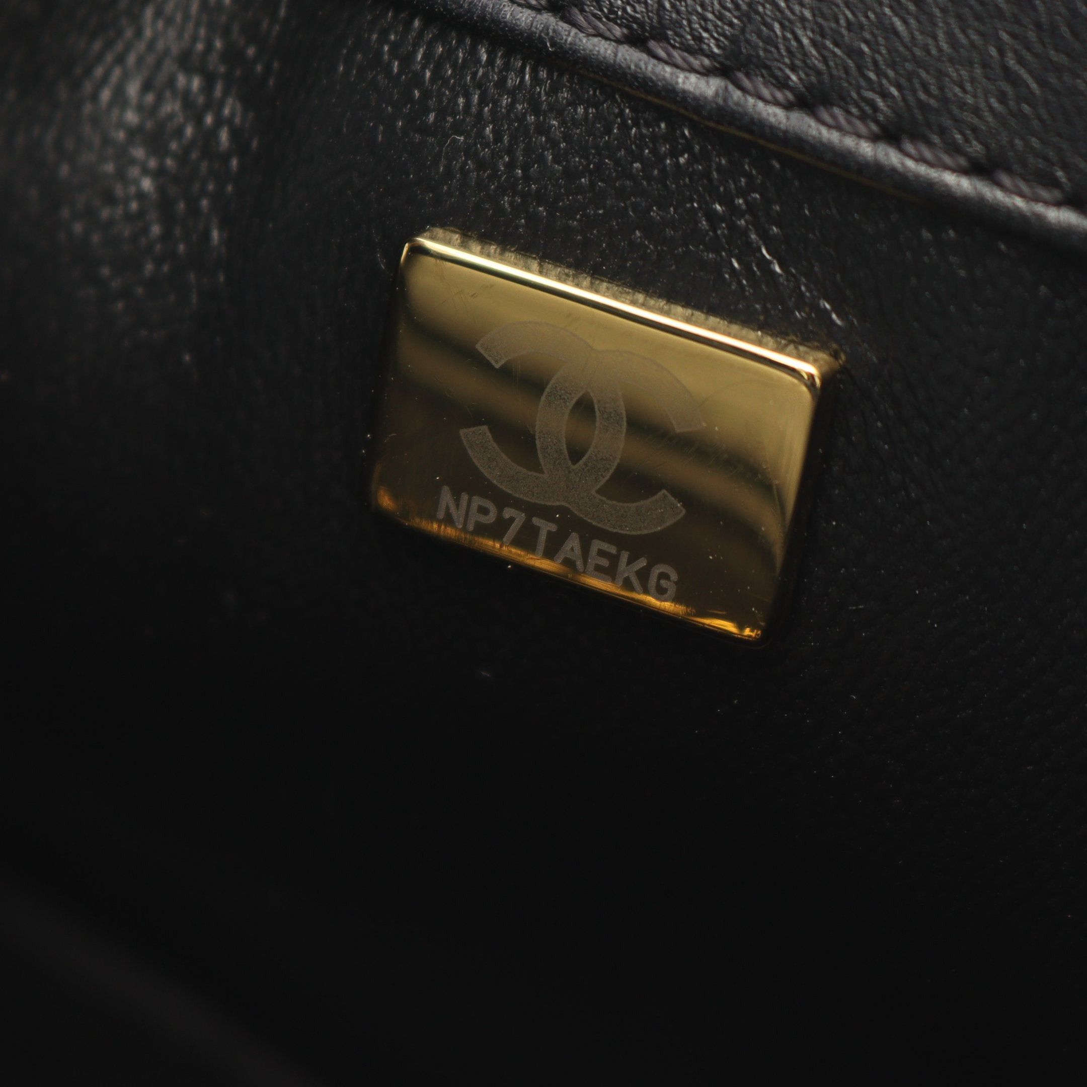 Chanel Chanel Boy Chanel Top Handle Flap Chain Shoulder Bag Lambskin Black Gold Hardware Size ONE SIZE - 5 Thumbnail