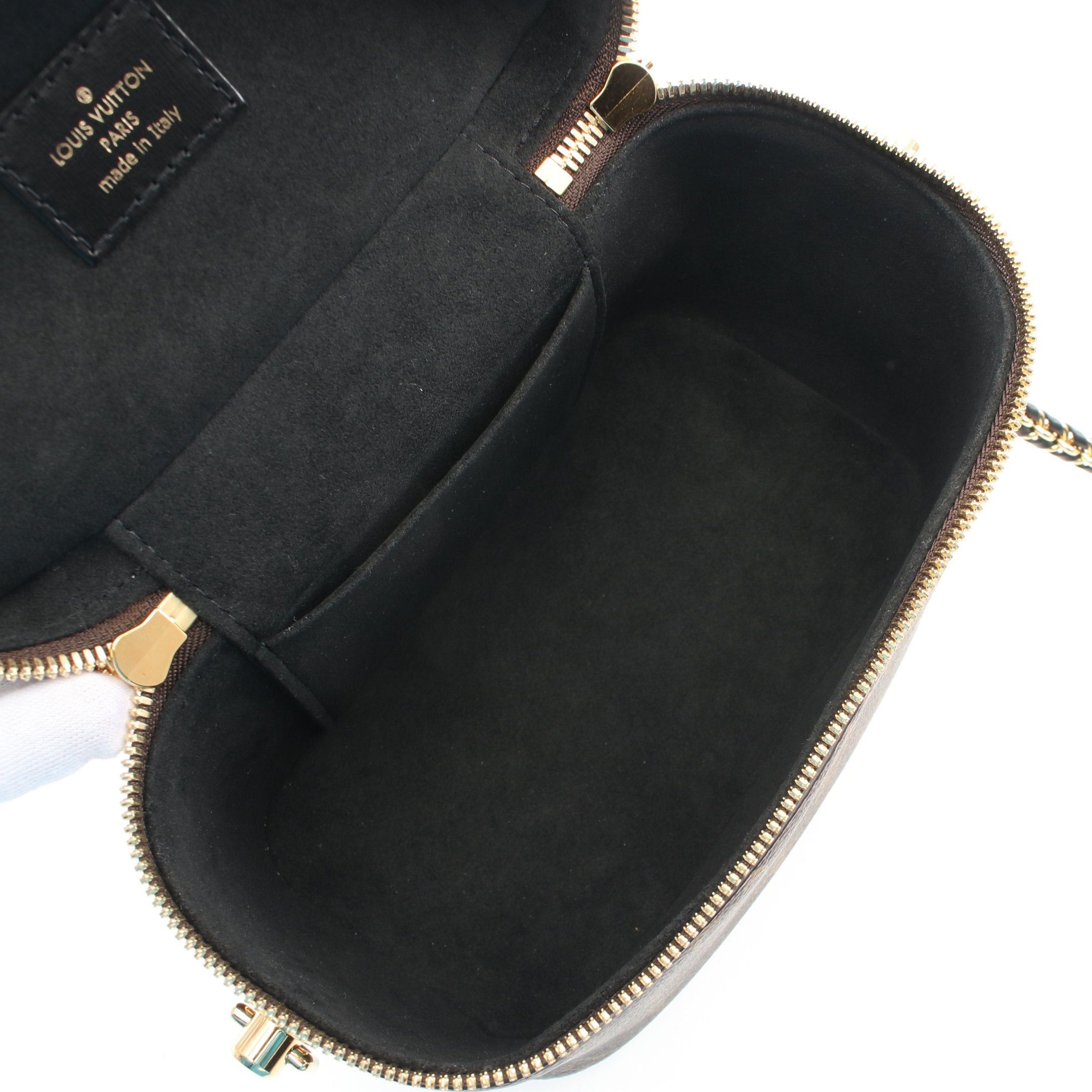 Louis Vuitton Louis Vuitton Vanity Nv Pm Monogram Reverse Handbag Bag Leather Brown Black Size ONE SIZE - 3 Thumbnail