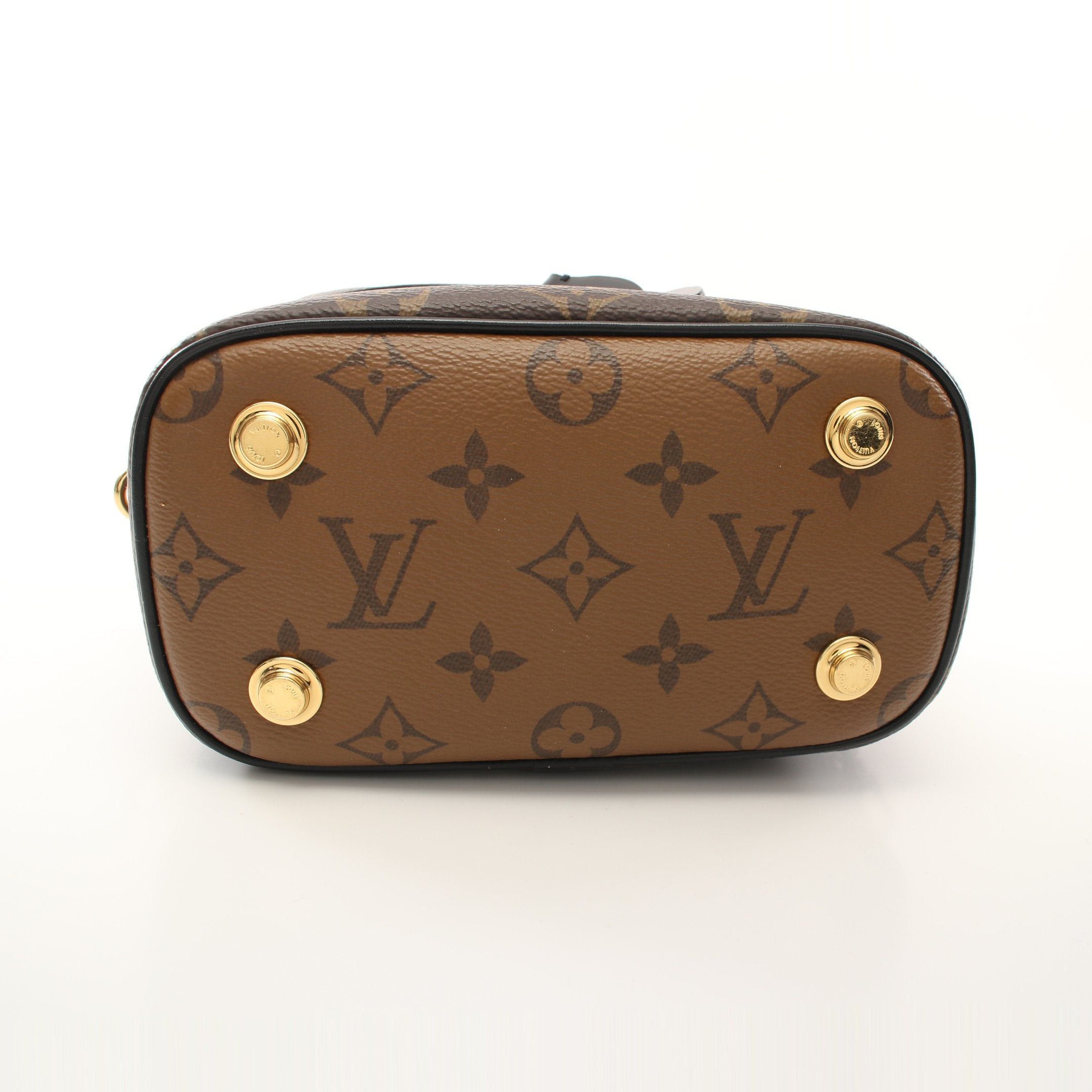 Louis Vuitton Louis Vuitton Vanity Nv Pm Monogram Reverse Handbag Bag Leather Brown Black Size ONE SIZE - 9 Thumbnail